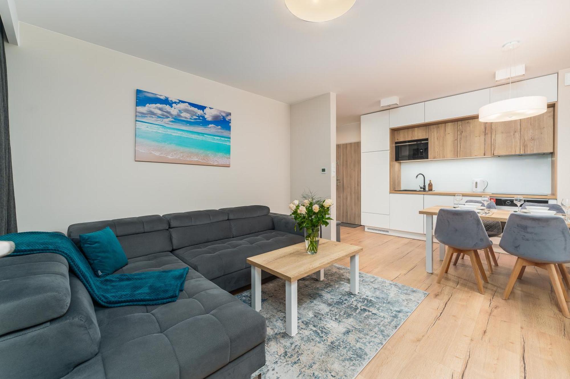 Apartament Szafir W Budynku Basenowym Morska Klifowa 레왈 외부 사진